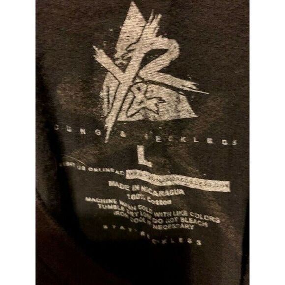 YOUNG AND RECKLESS LOS ANGELES CULT CHAMPIONS SIZE LARGE T-SHIRT - Picture 3 of 4